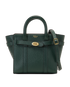 Micro Zip Bayswater, &pound;595, Handbags, Green, Leather, Front view